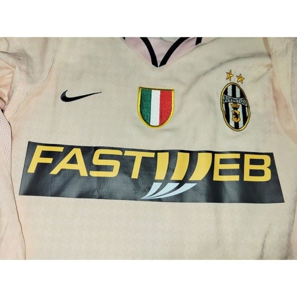 Trezeguet Juventus 2003 2004 Away Soccer Jersey Shirt L - Picture 3 of 8